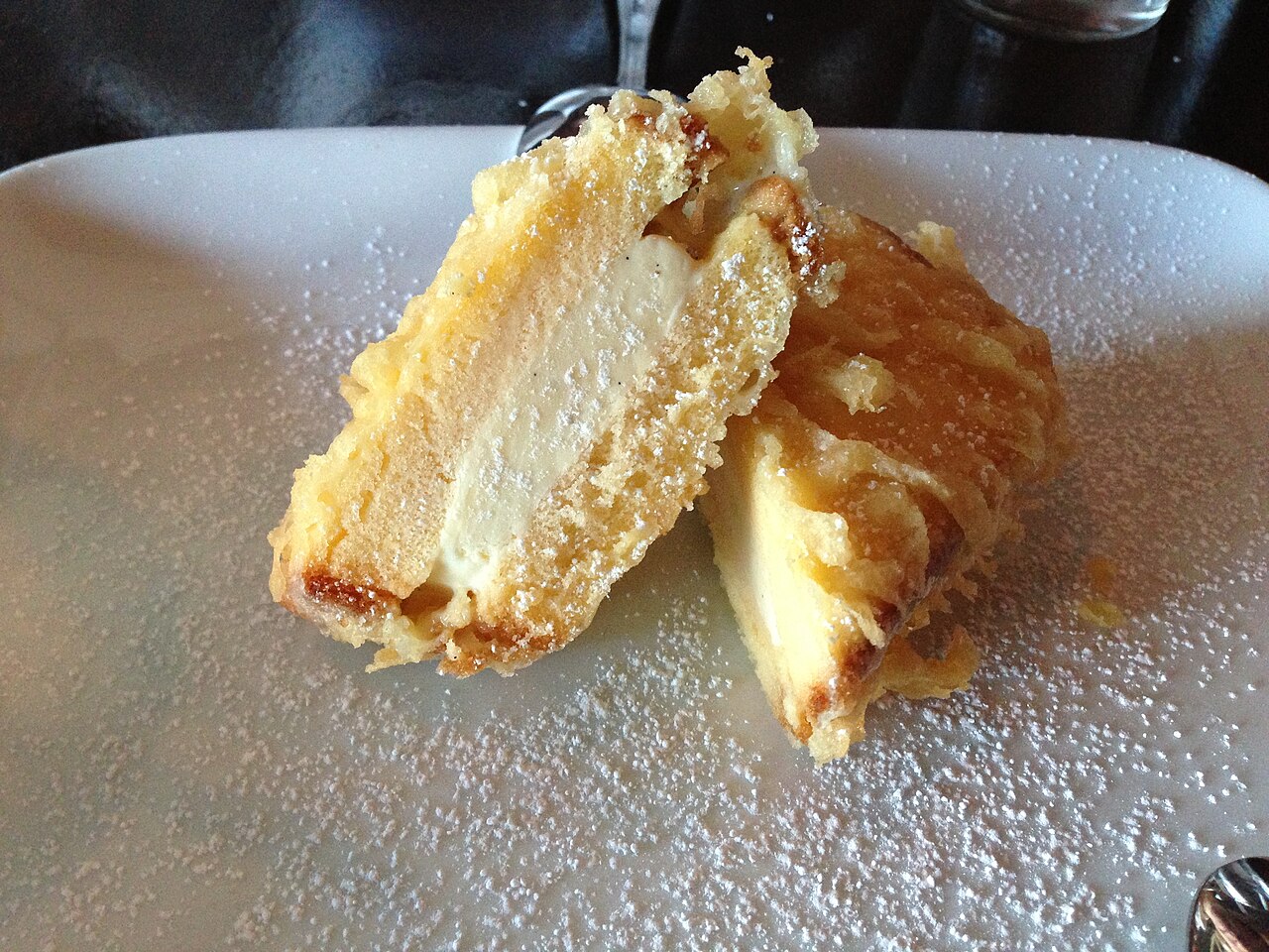Tempura Ice Cream at Saiku Sushi in Coronado, CA (8339860218)